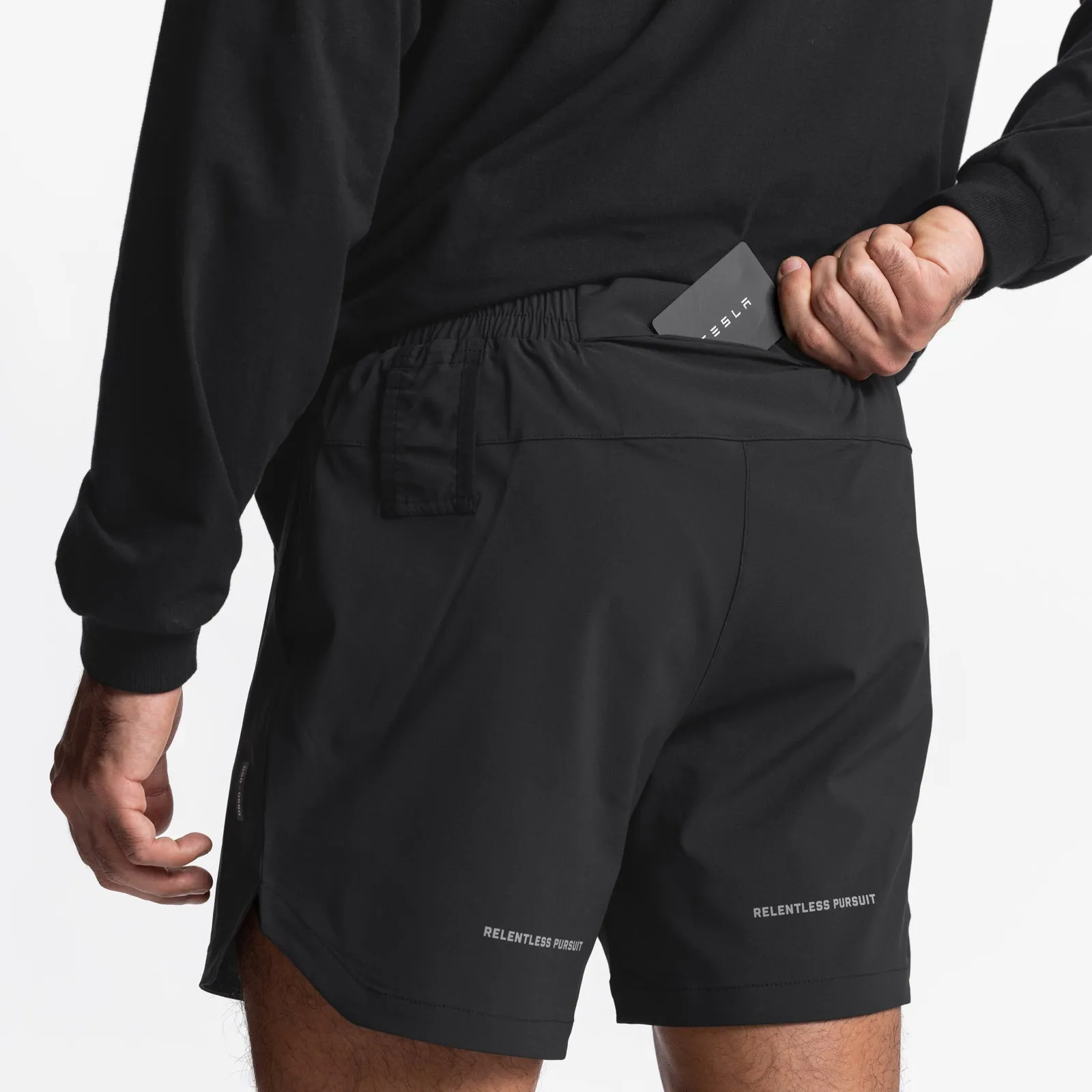0560. Ultralight 6" Short - Black