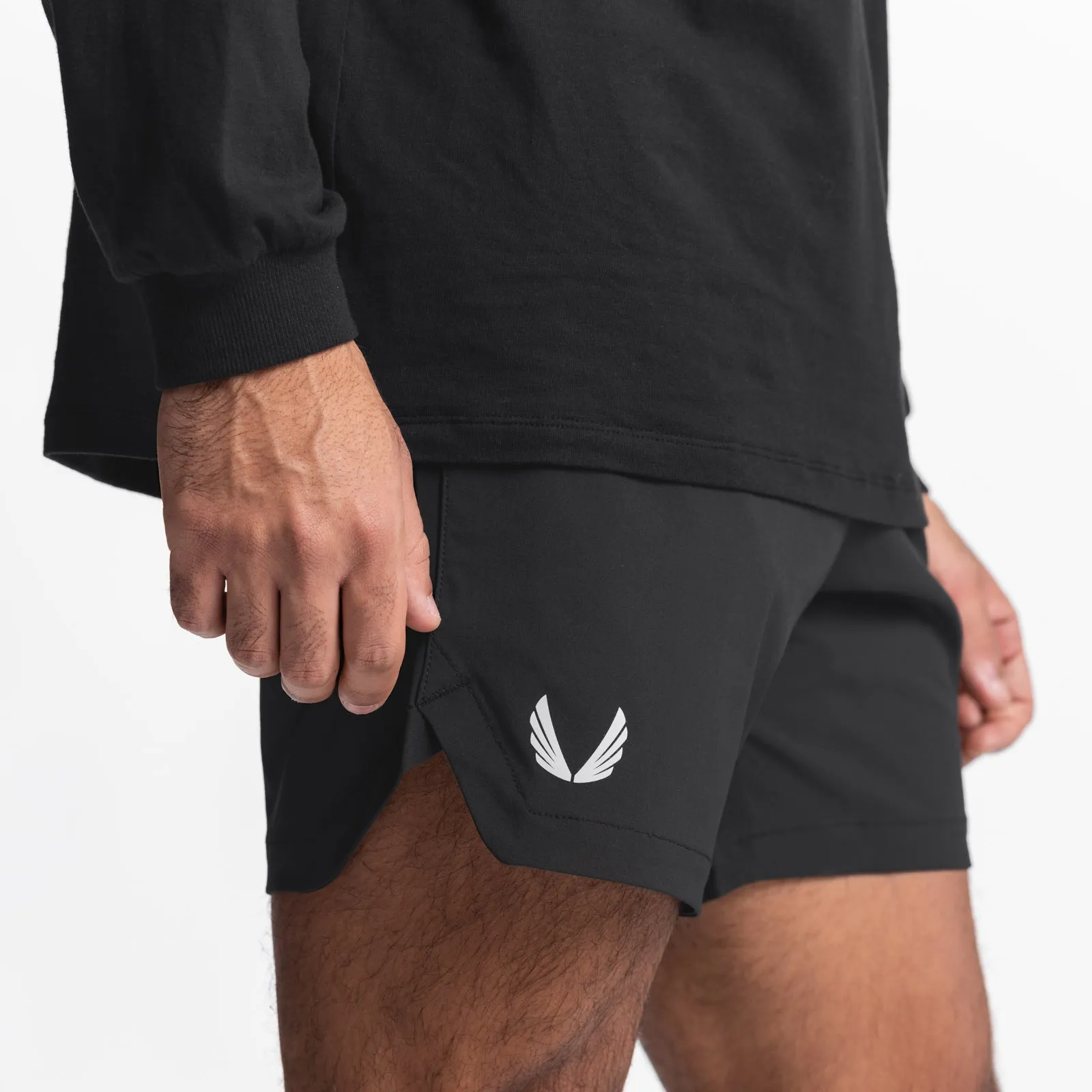 0560. Ultralight 6" Short - Black