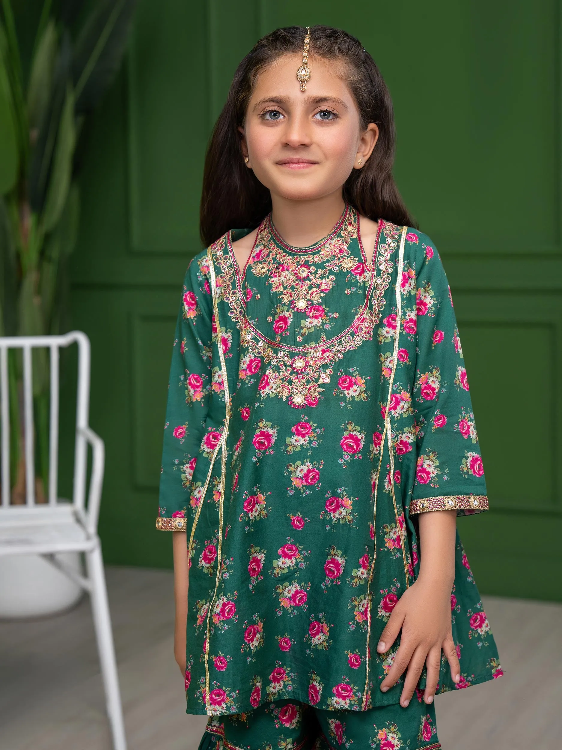 2 Piece Lawn Suit-Embroidered