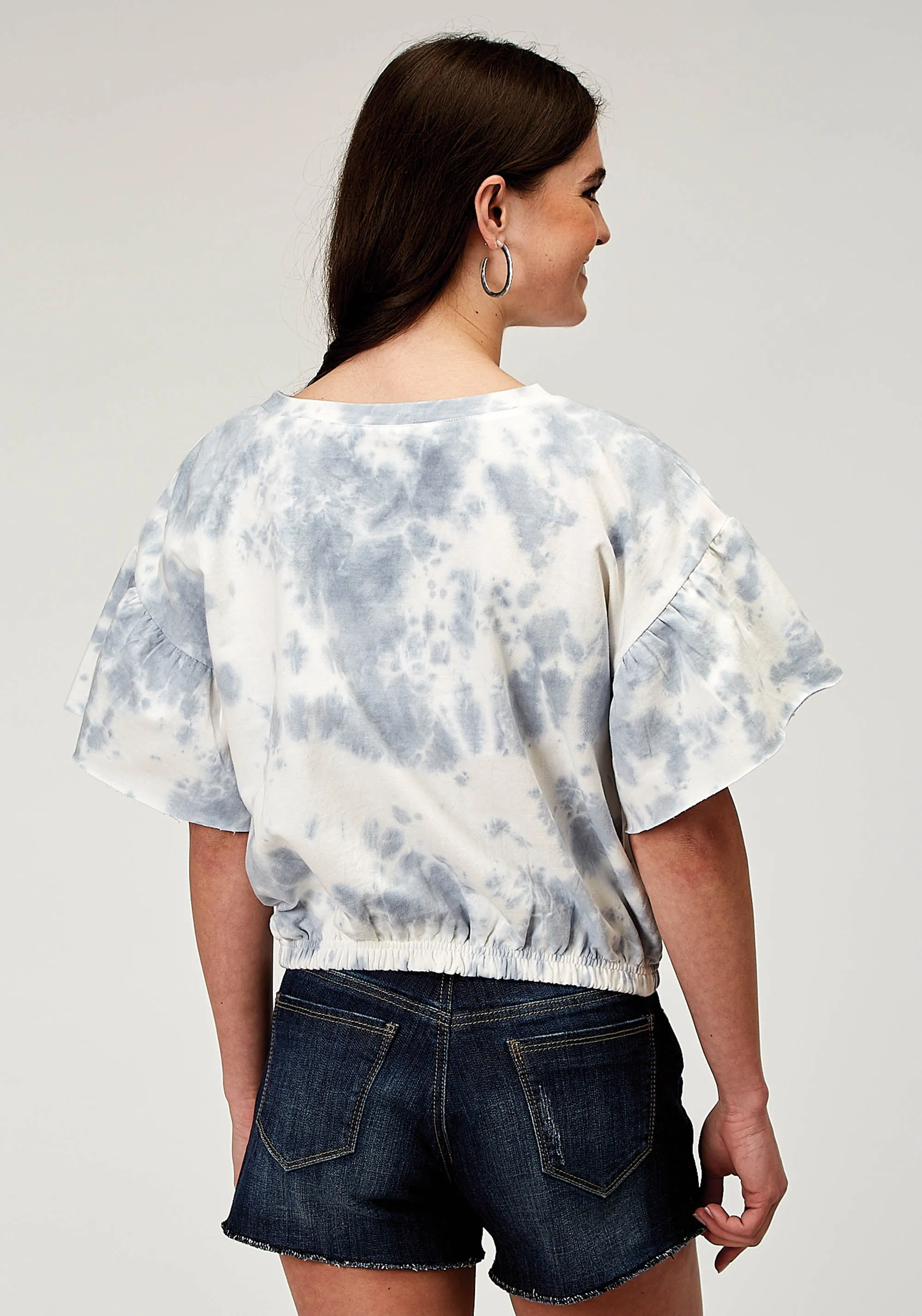 2012 BLUE/WHITE TIE DYE FRENCH TERRY