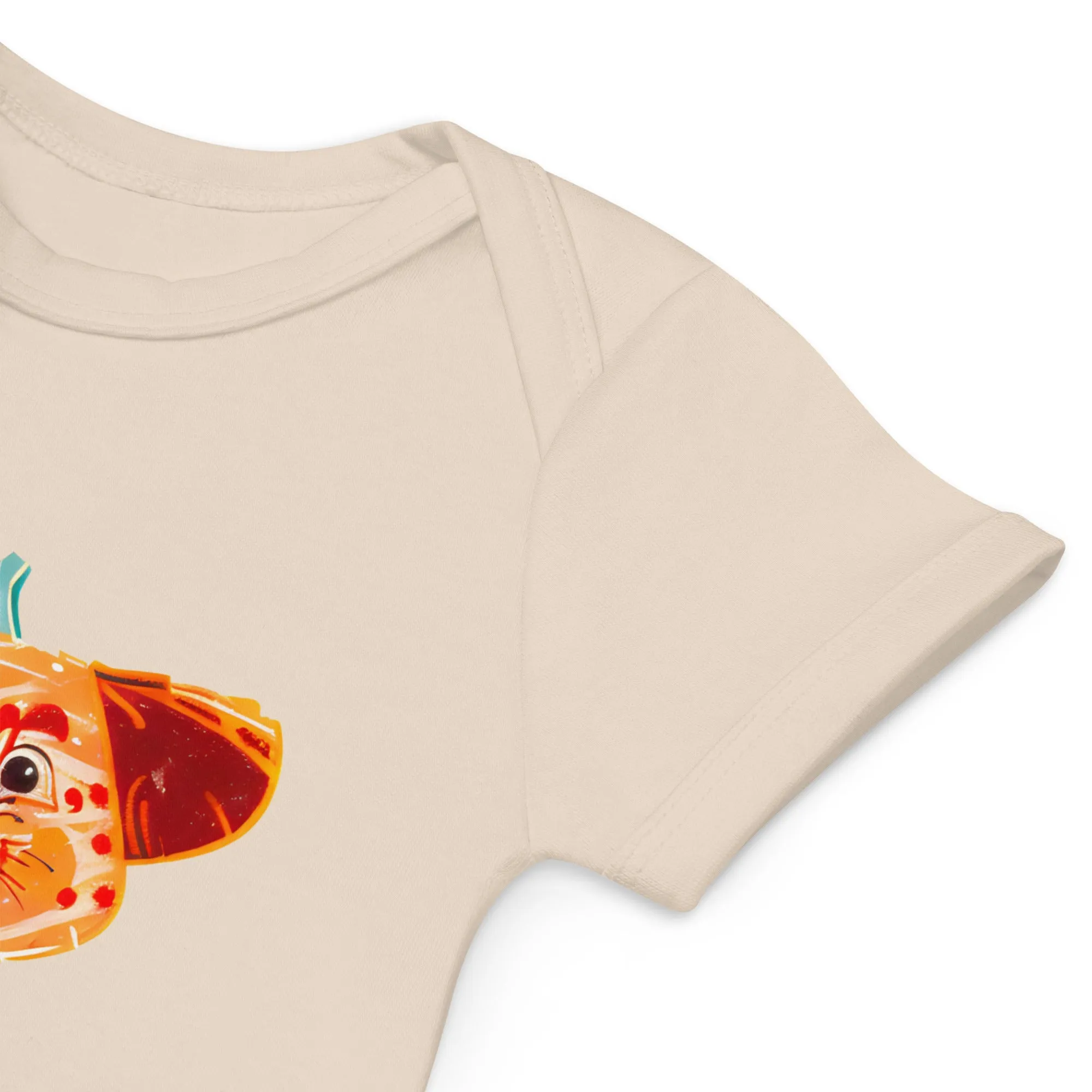 Adorable Tiger Print Baby Bodysuit - Ultimate Comfort for Your Precious Baby
