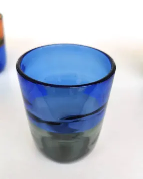Alchemy Colorful Handmade Tumbler Whiskey Glass | 3 x 4 inches