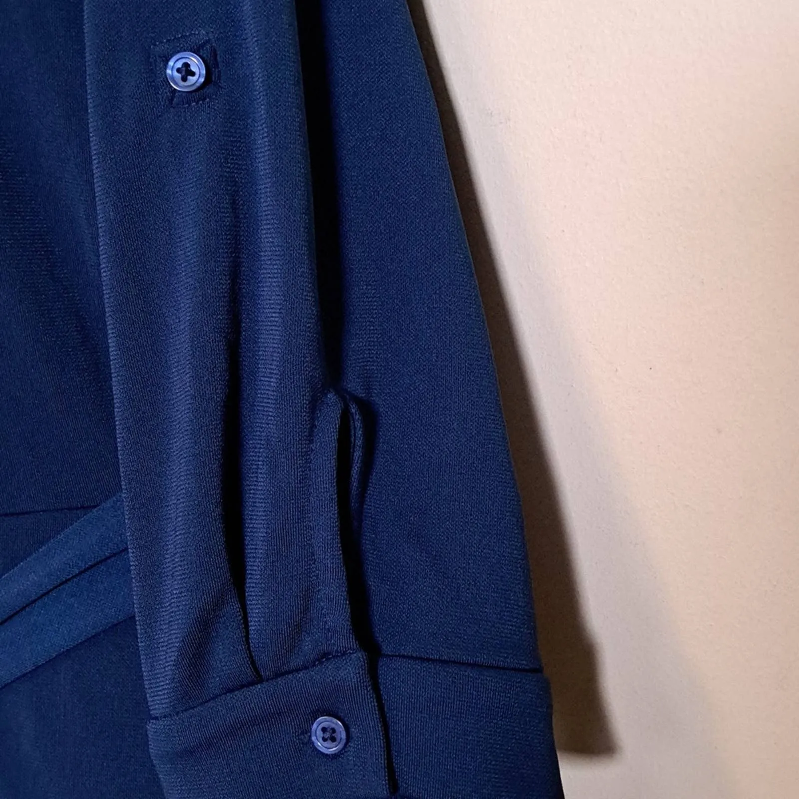 Alfani Tie Waist Shirt dress Navy Small