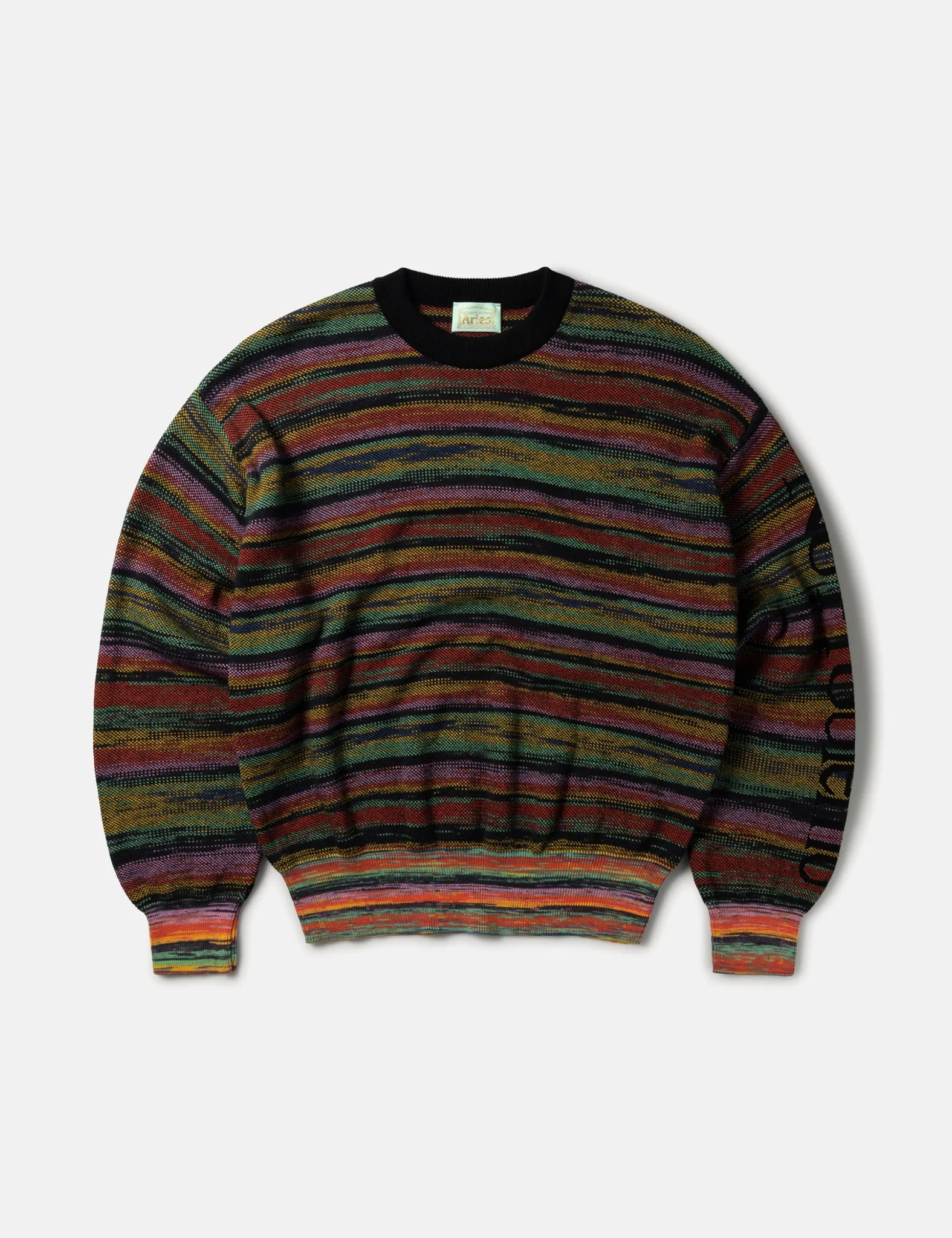 Aries Space Dye Problemo Knit (Organic) - Multi Blue