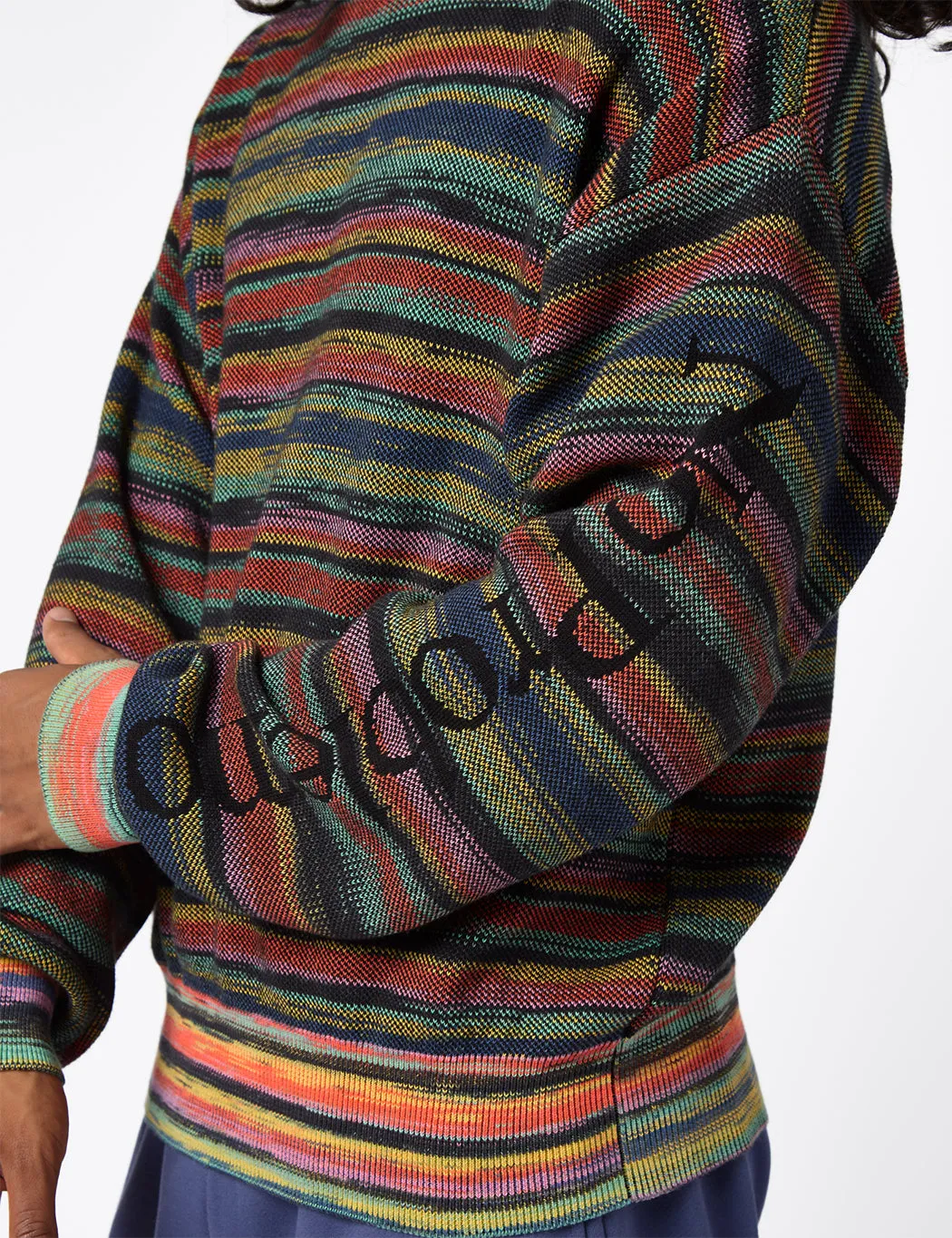 Aries Space Dye Problemo Knit (Organic) - Multi Blue
