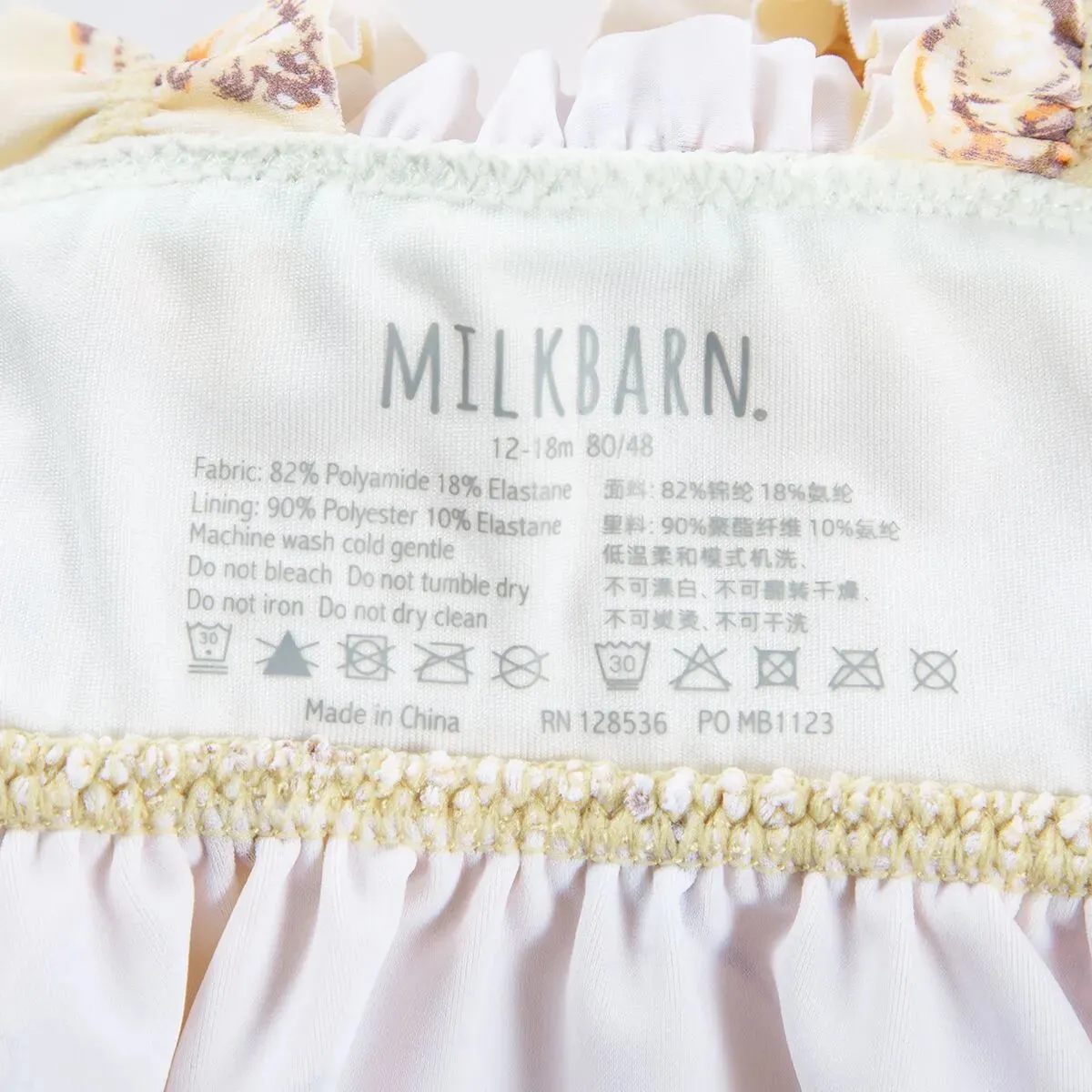 BA - Milkbarn Ruffle 2 piece Swimsuit