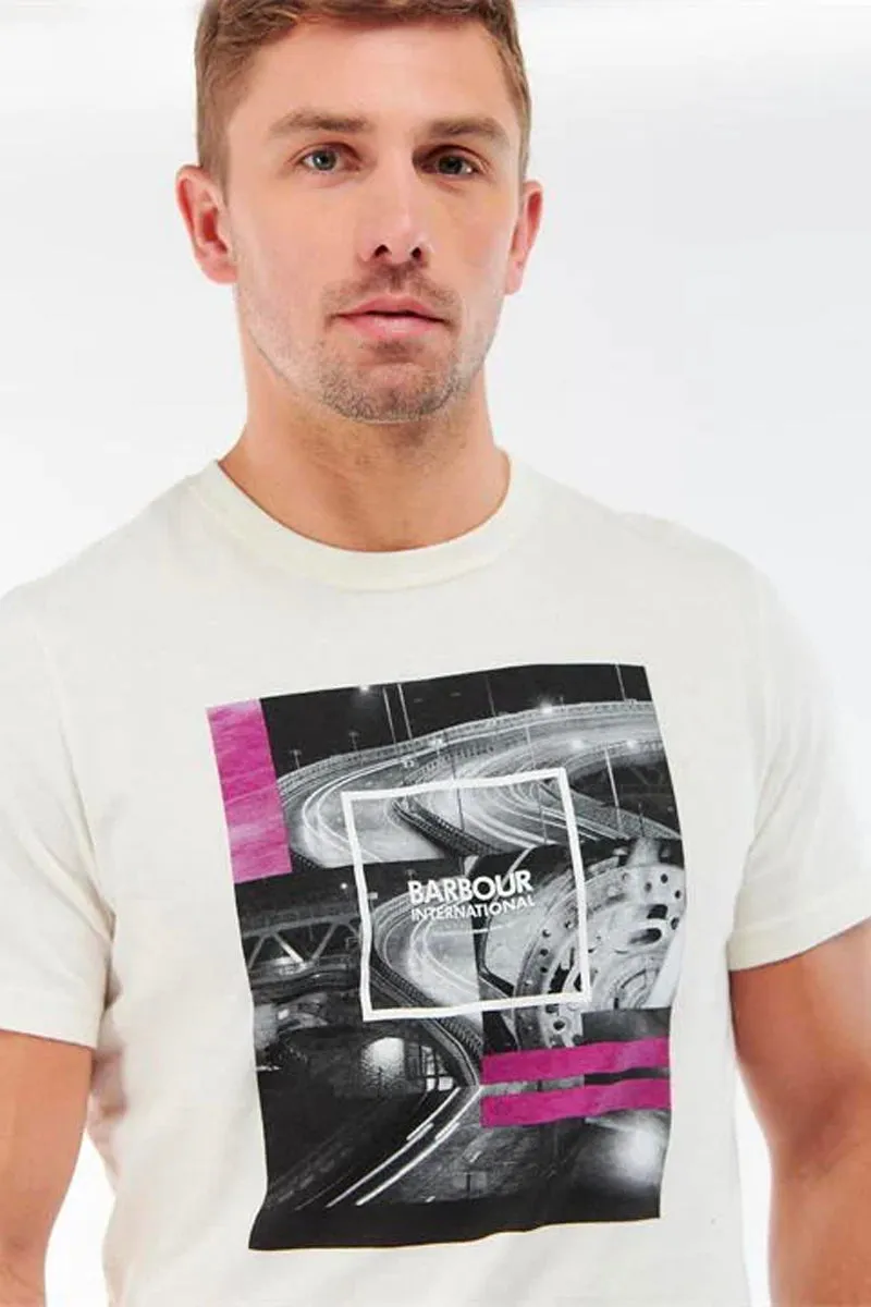 Barbour International Dispatch Tee White
