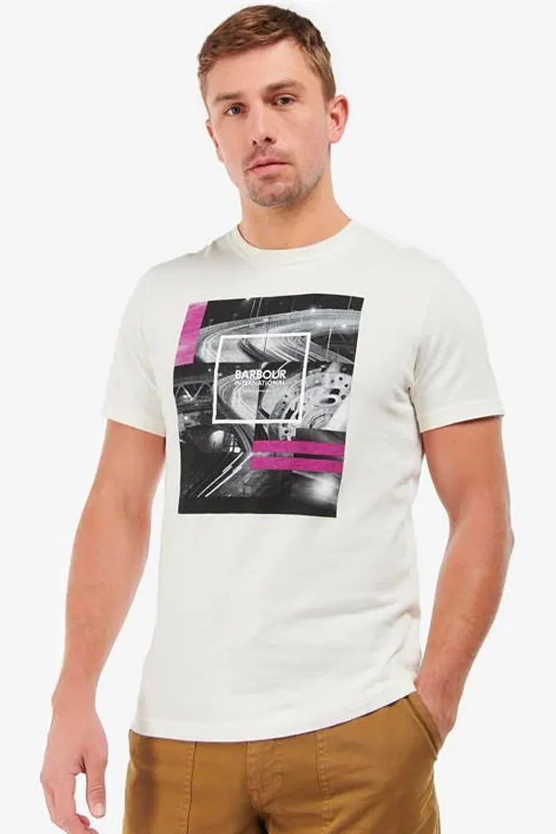 Barbour International Dispatch Tee White
