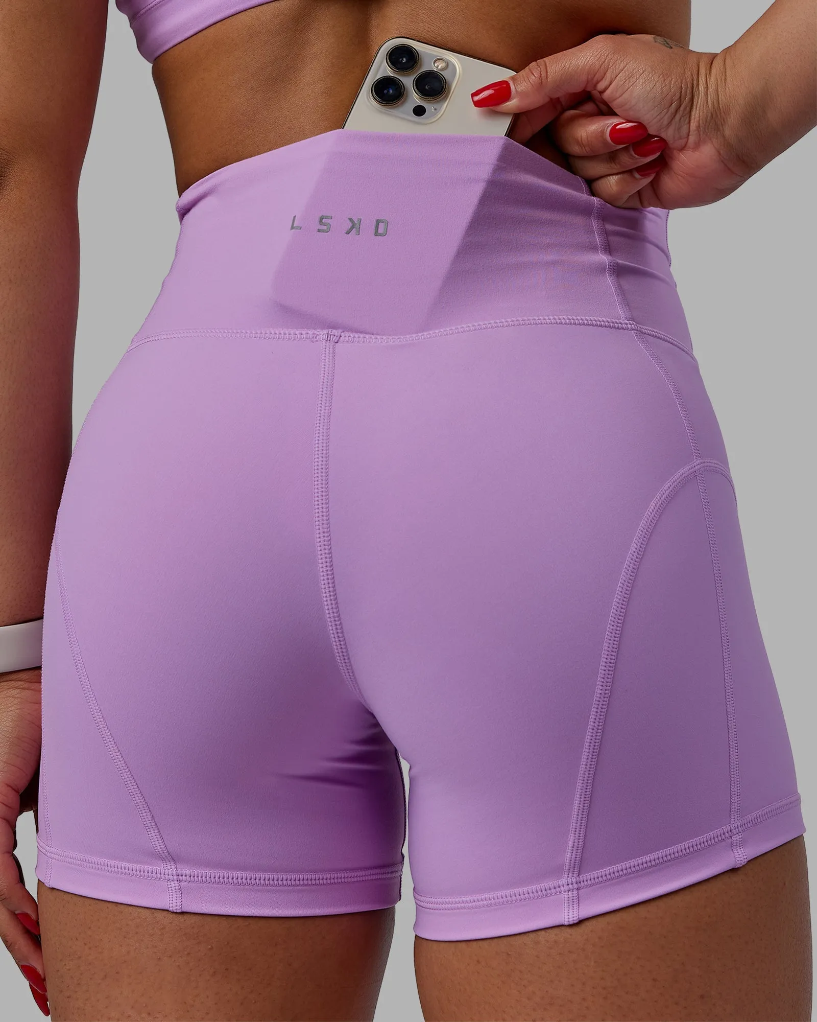 Bend X-Length Shorts - Light Violet