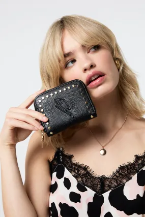 Black Studded Purse