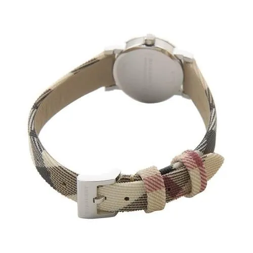 Burberry BU9219 Ladies The Haymarket 26mm Check Rose Gold Watch