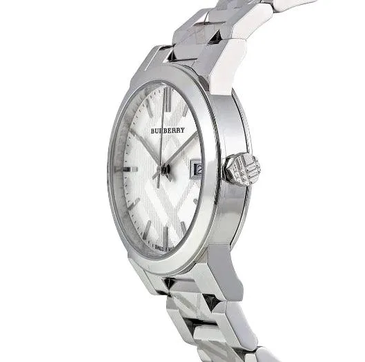Burberry BU9750 City Chronograph Silver Dial Stainless Steel Women's Watch