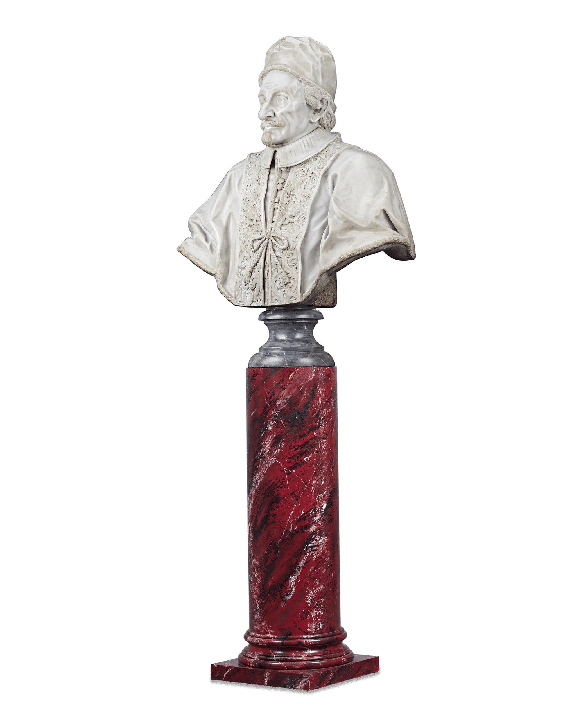 Bust of Pope Innocent XI Odescalchi by Domenico Guidi