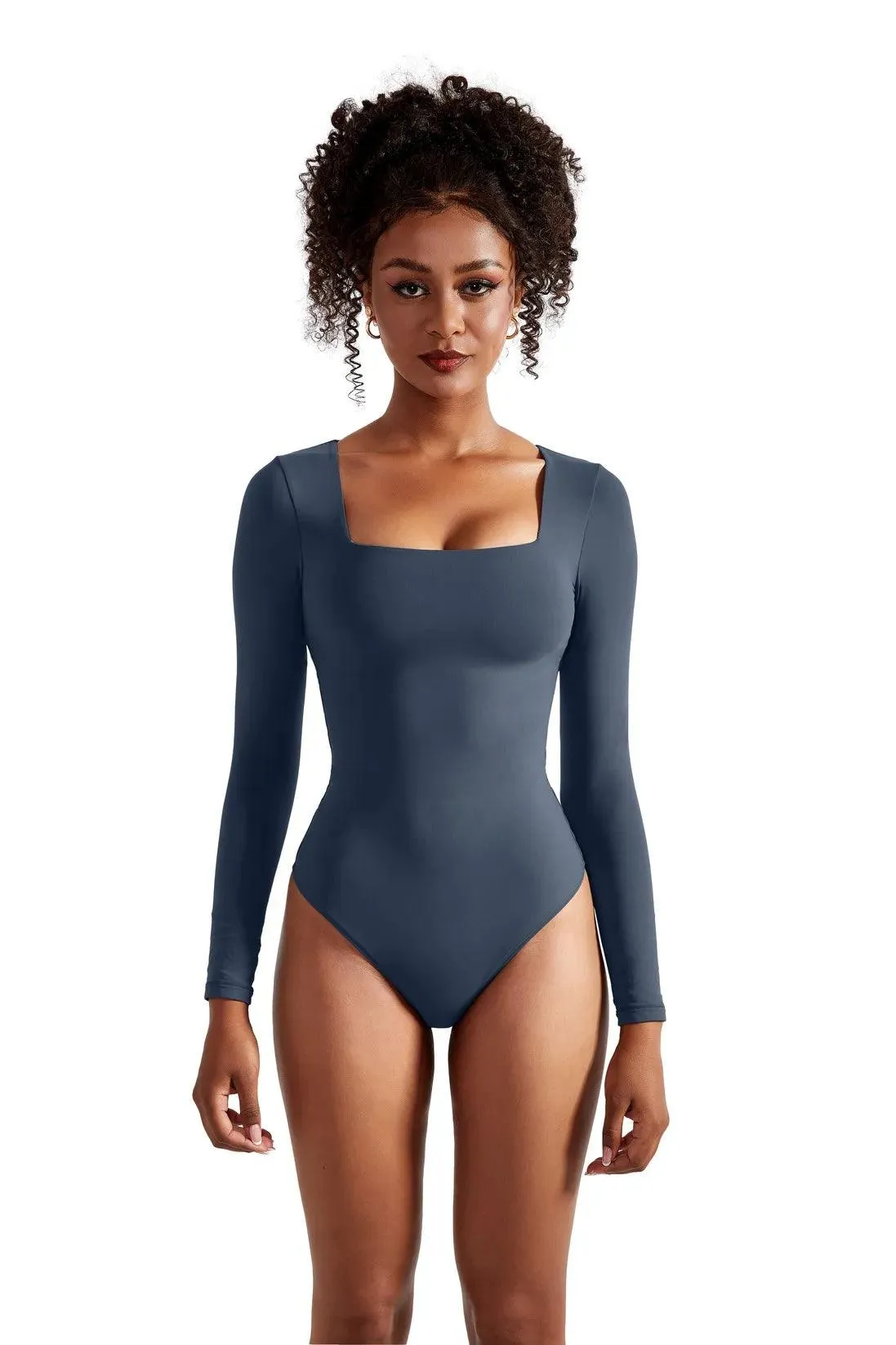 Buttery Soft Square Neck Bodysuit - Long Sleeve