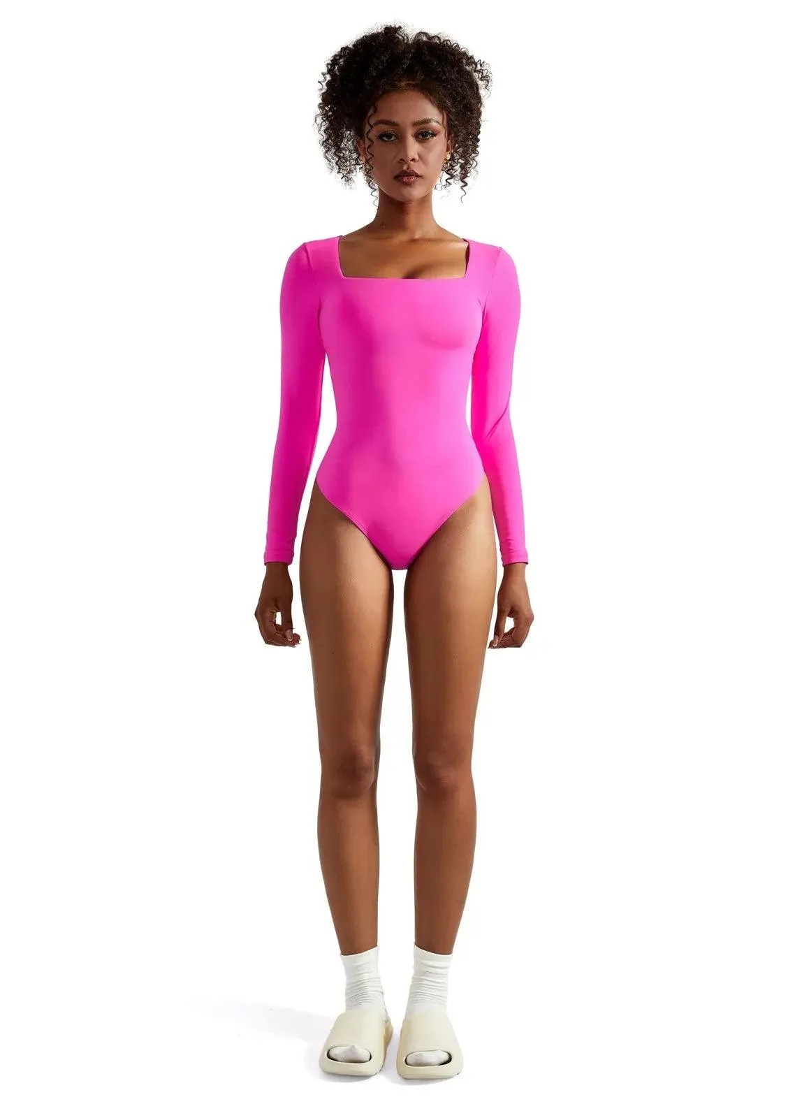 Buttery Soft Square Neck Bodysuit - Long Sleeve