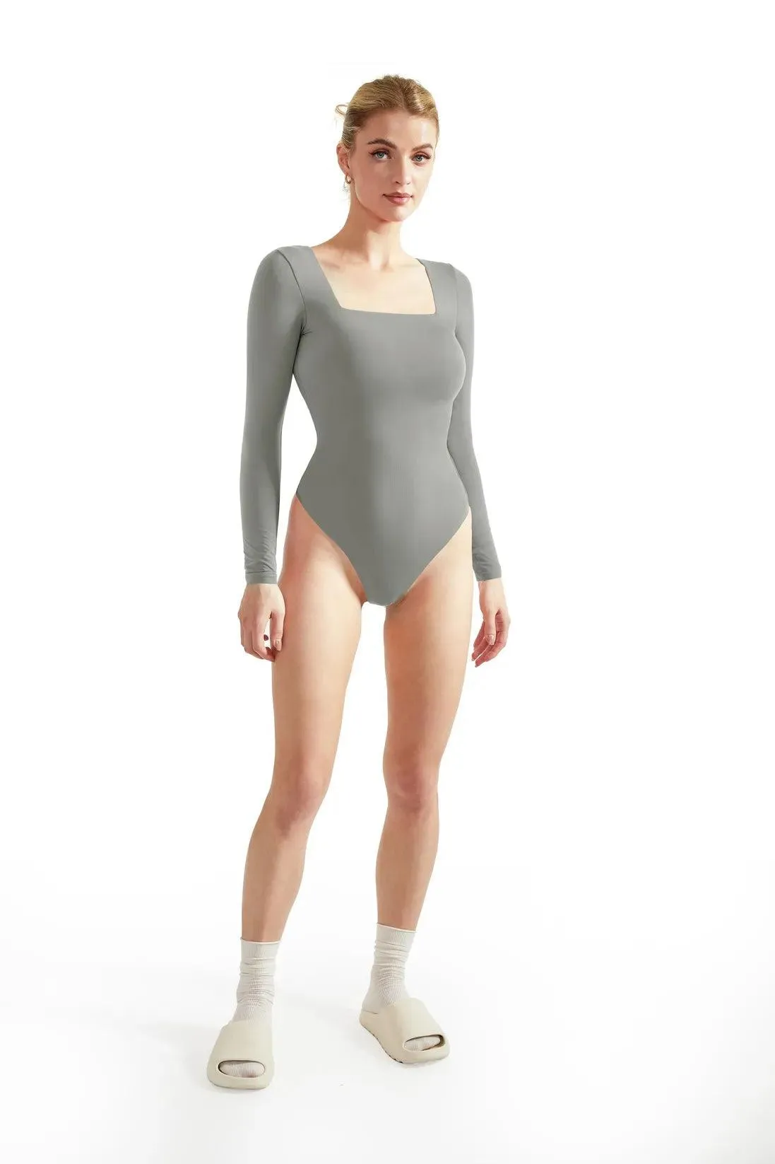Buttery Soft Square Neck Bodysuit - Long Sleeve
