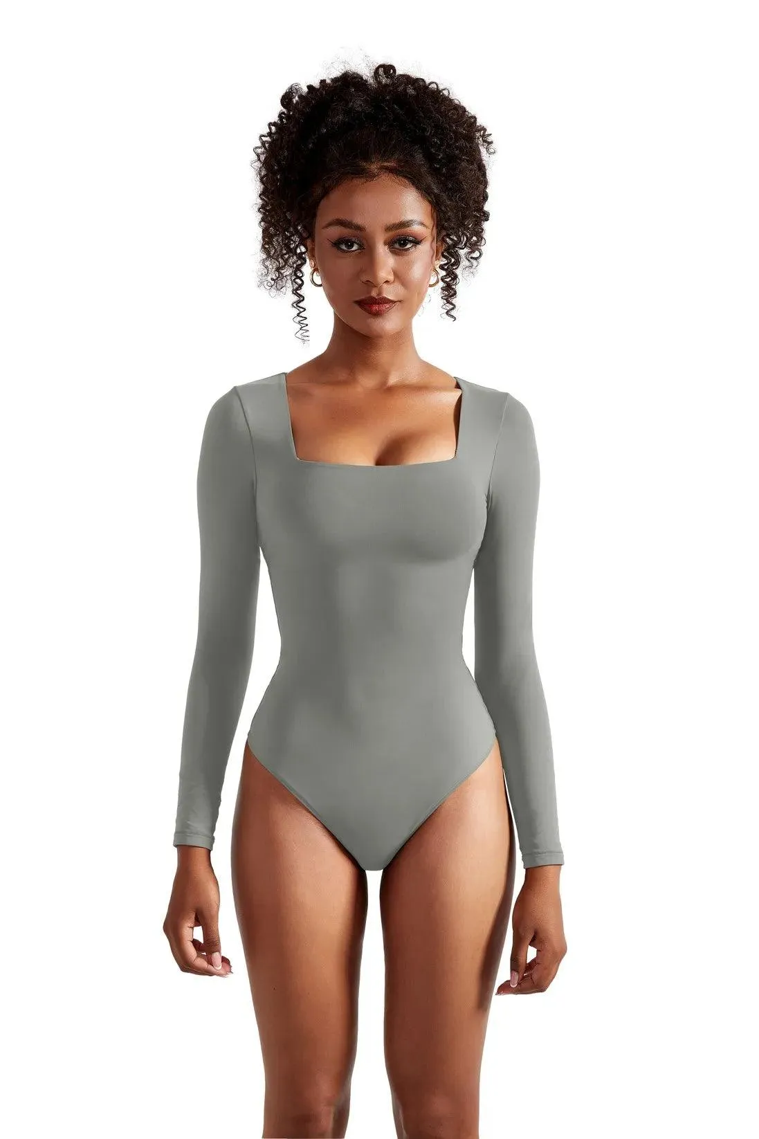 Buttery Soft Square Neck Bodysuit - Long Sleeve