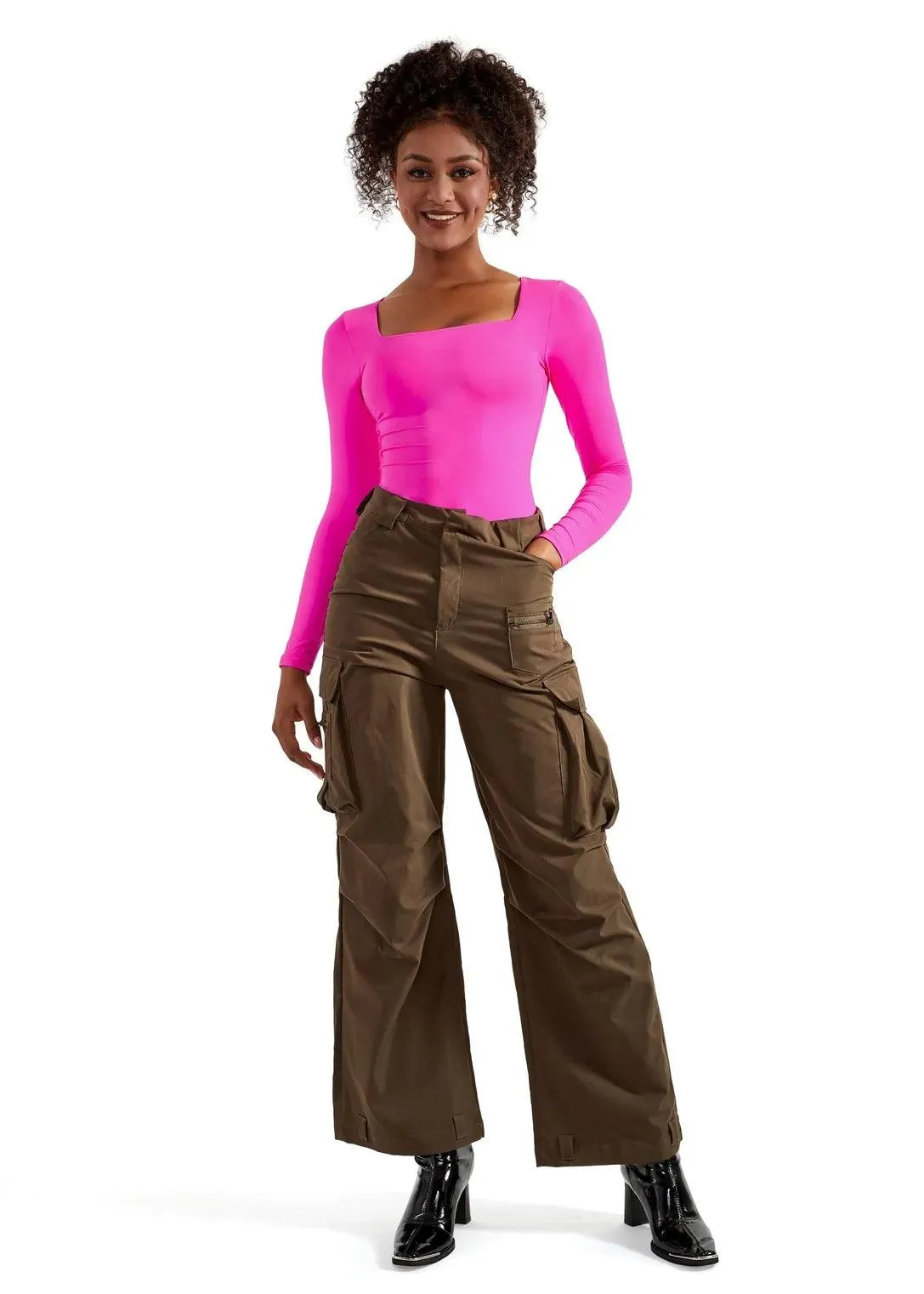 Buttery Soft Square Neck Bodysuit - Long Sleeve