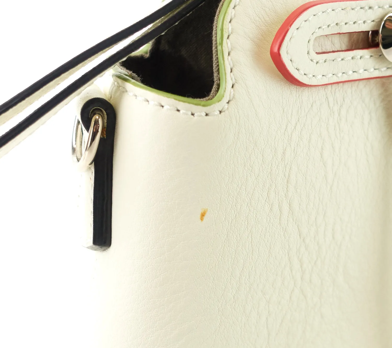By The Way Leather Marquetry Small Bag
