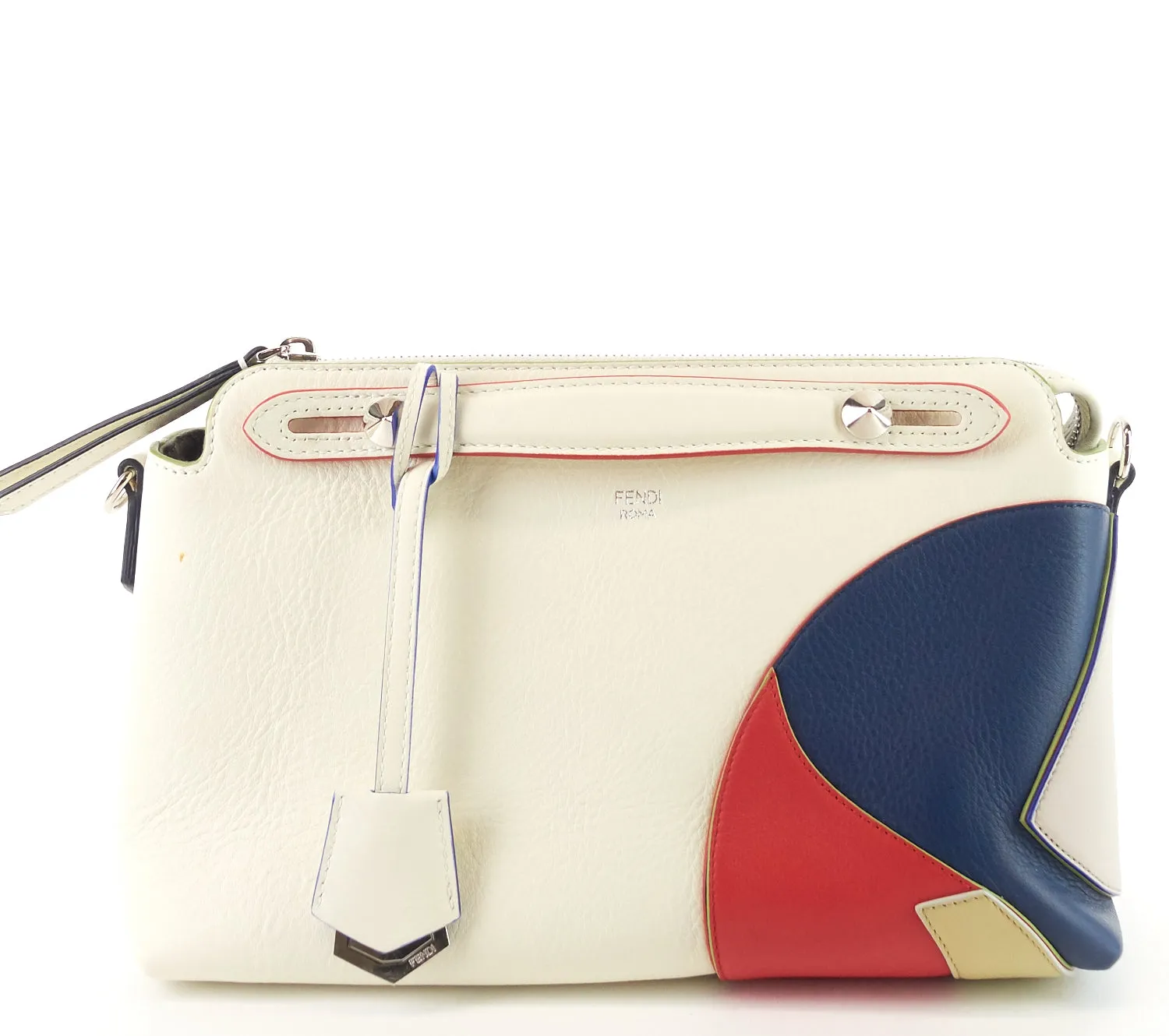 By The Way Leather Marquetry Small Bag