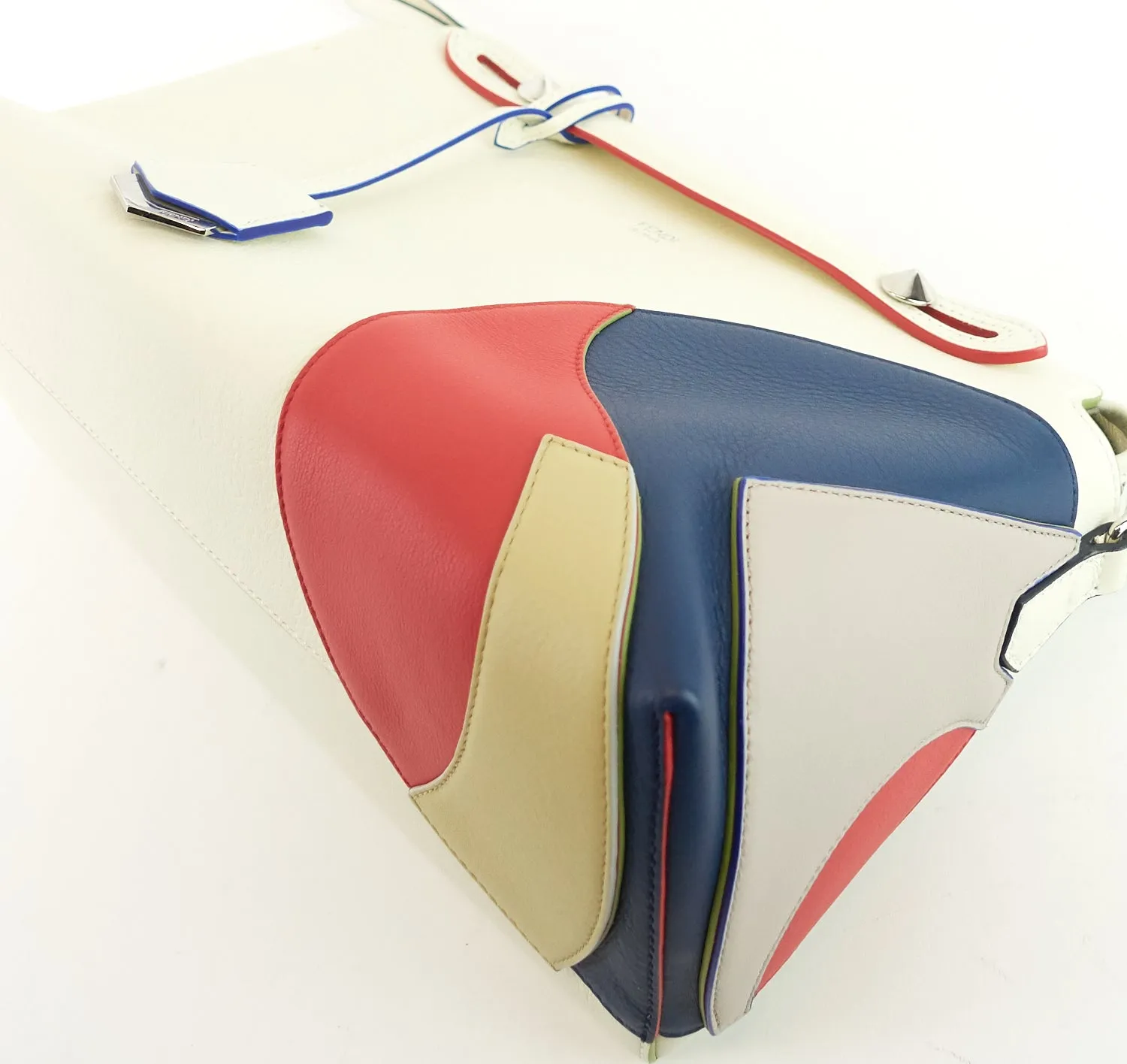 By The Way Leather Marquetry Small Bag