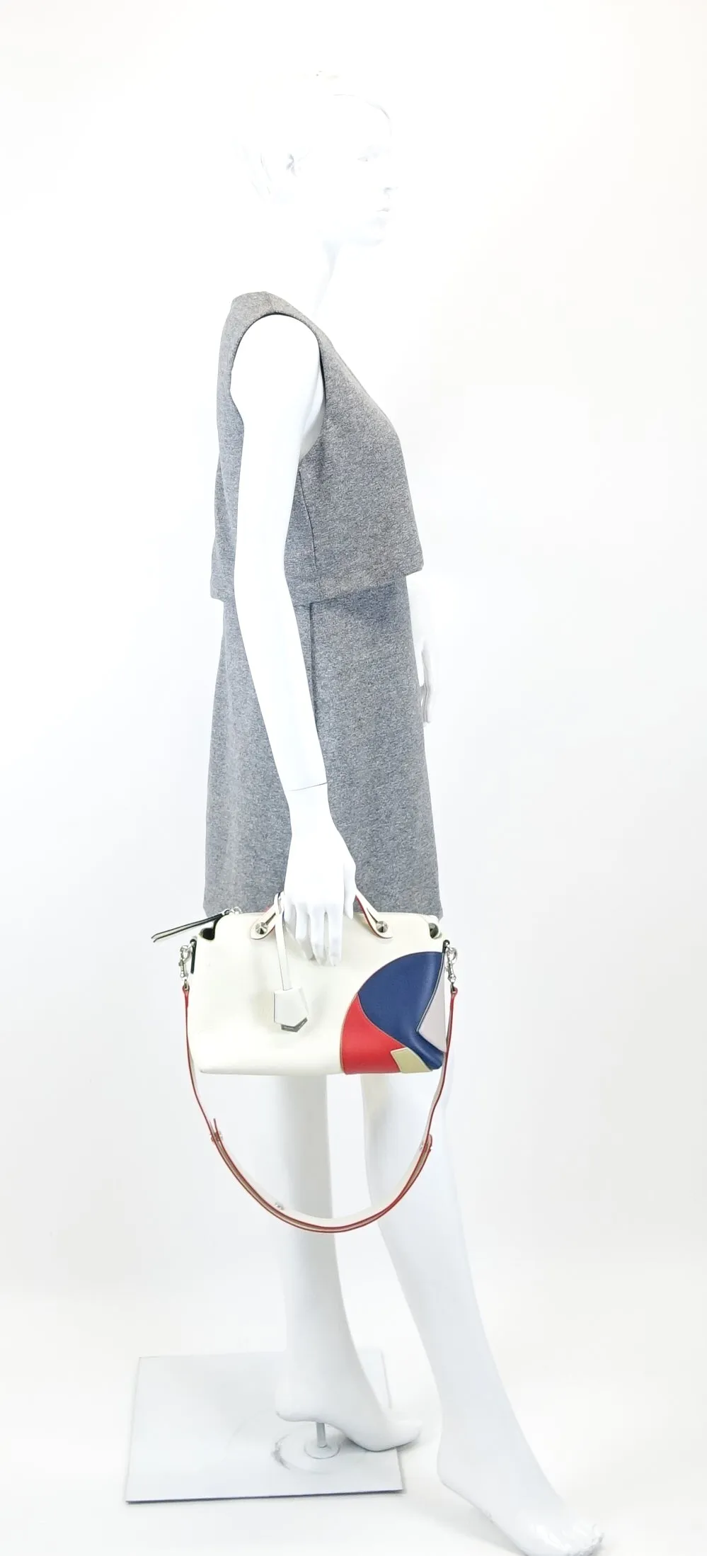By The Way Leather Marquetry Small Bag
