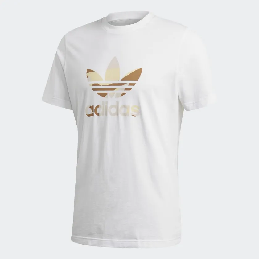 CAMOUFLAGE TREFOIL TEE White / Multicolor-ED6960