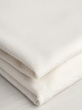 Cotton Tencel Modal Rib Knit - Cream