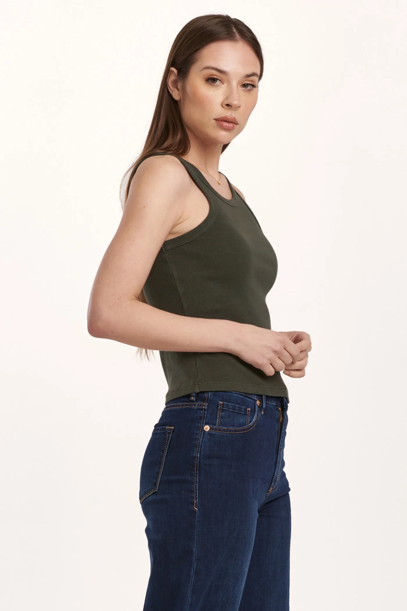 CROPPED TAMIA SLEEVELESS TOP