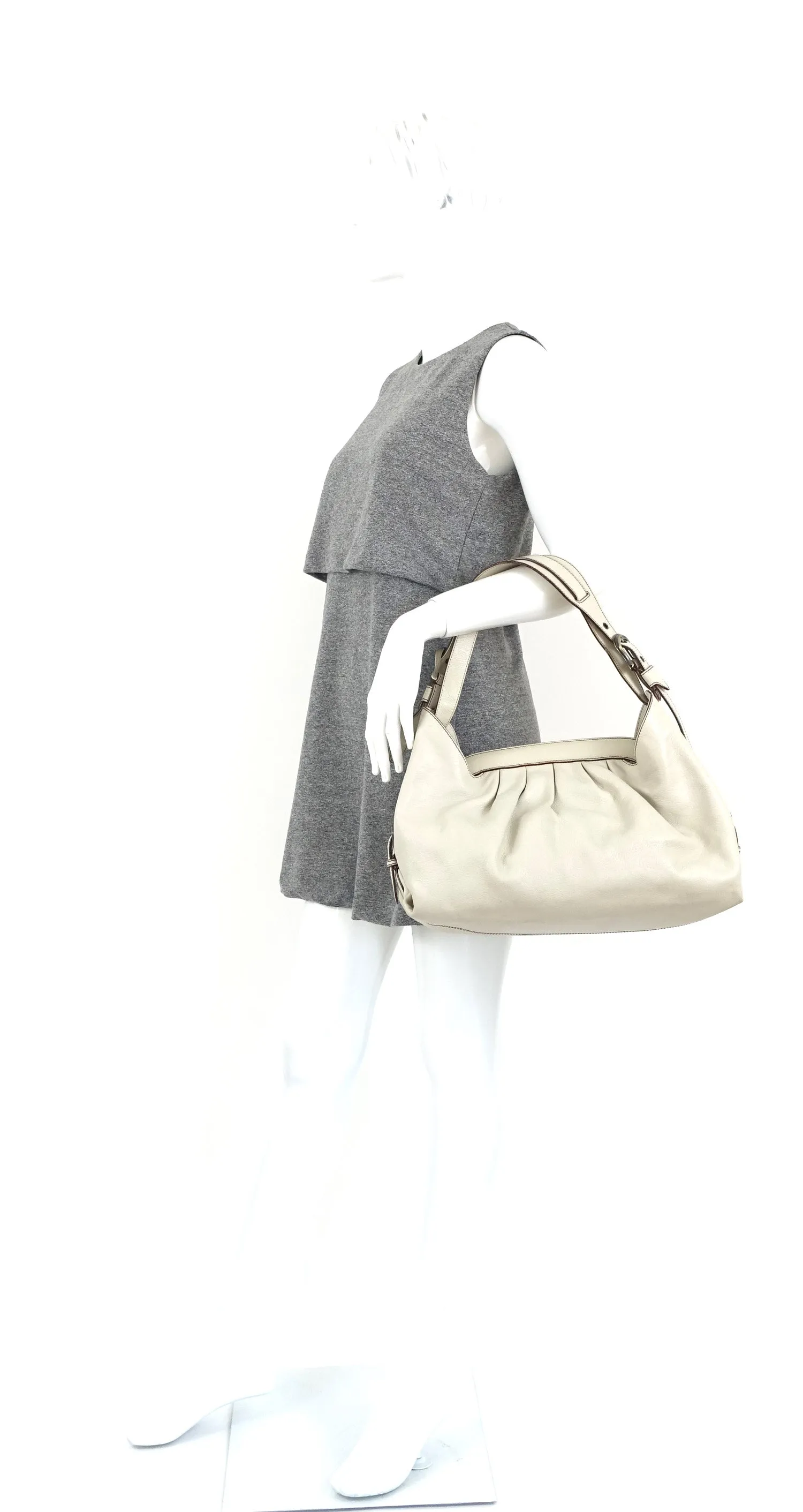 Doctor B Borsa Calf Leather Shoulder Bag
