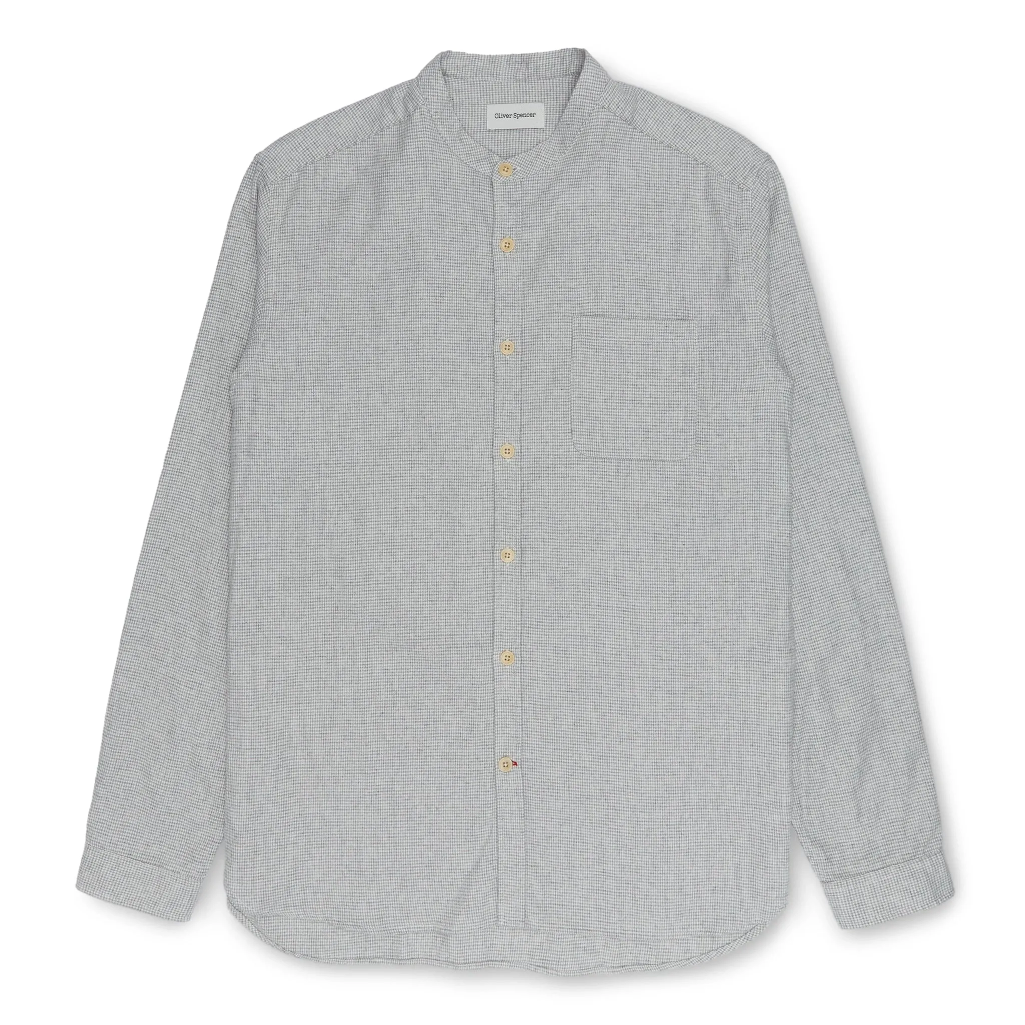 Drummond Grandad Shirt - Grey