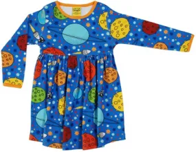 DUNS LS Gathered Dress Adult - Lost In Space Blue