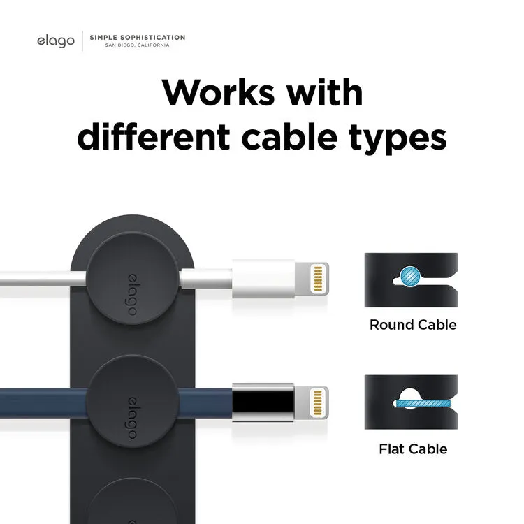 ELAGO Magnetic Cable Management Button