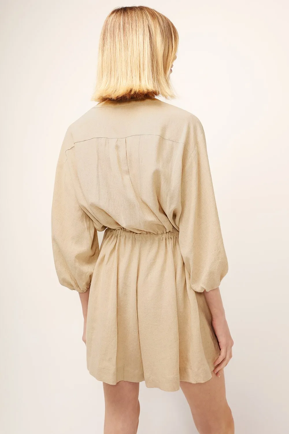 Elise Drawstring Waist Romper