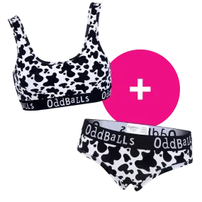 Fat Cow - Women's Bralette and Briefs Bundle