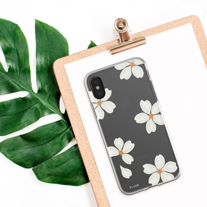 Flavr - White Petals for iPhone X / XS