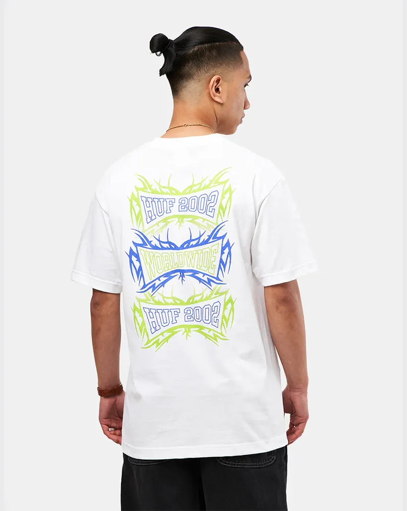 Huf Hell Razor Shirt - White
