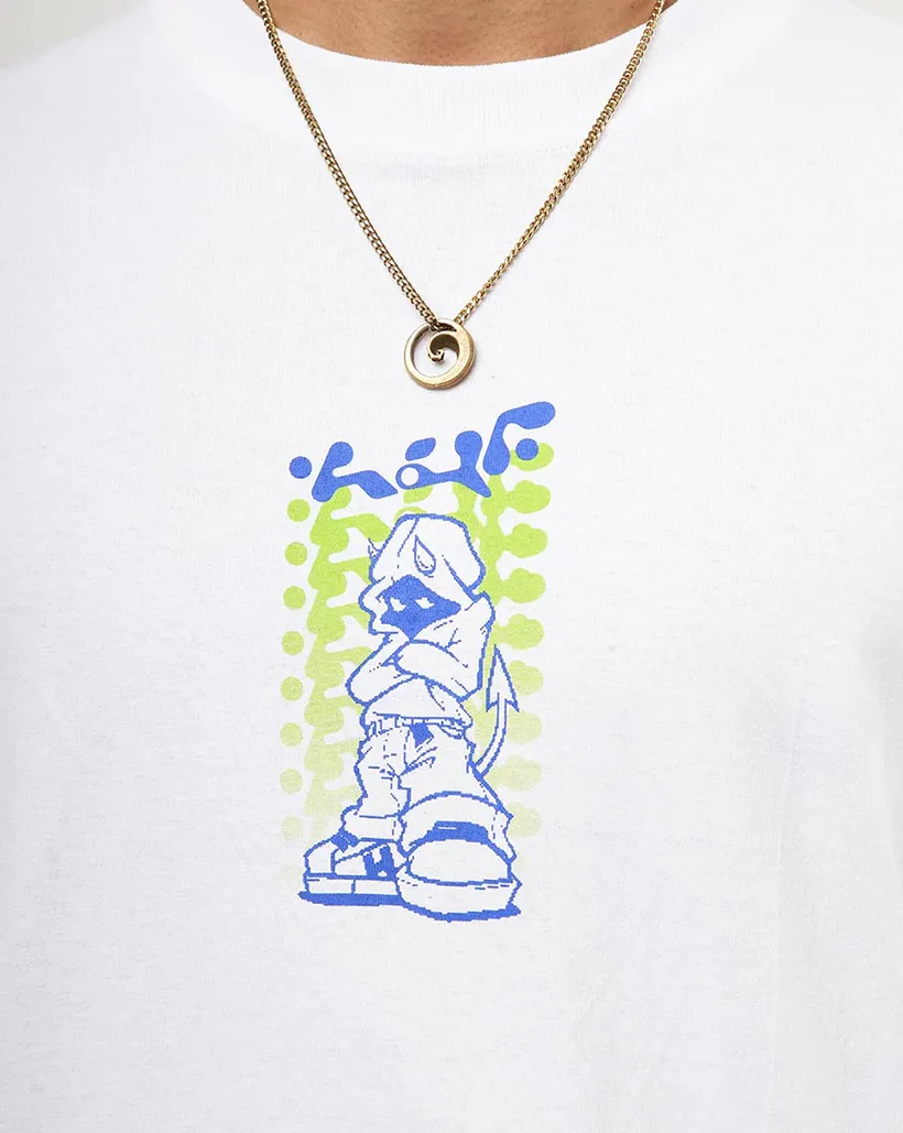 Huf Hell Razor Shirt - White