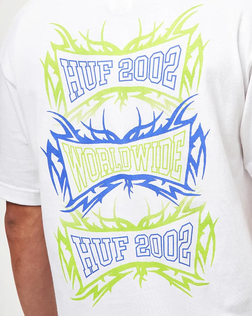 Huf Hell Razor Shirt - White