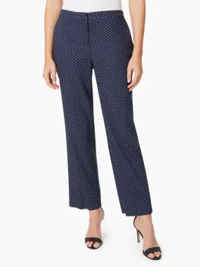 Jacquard Straight Leg Pants