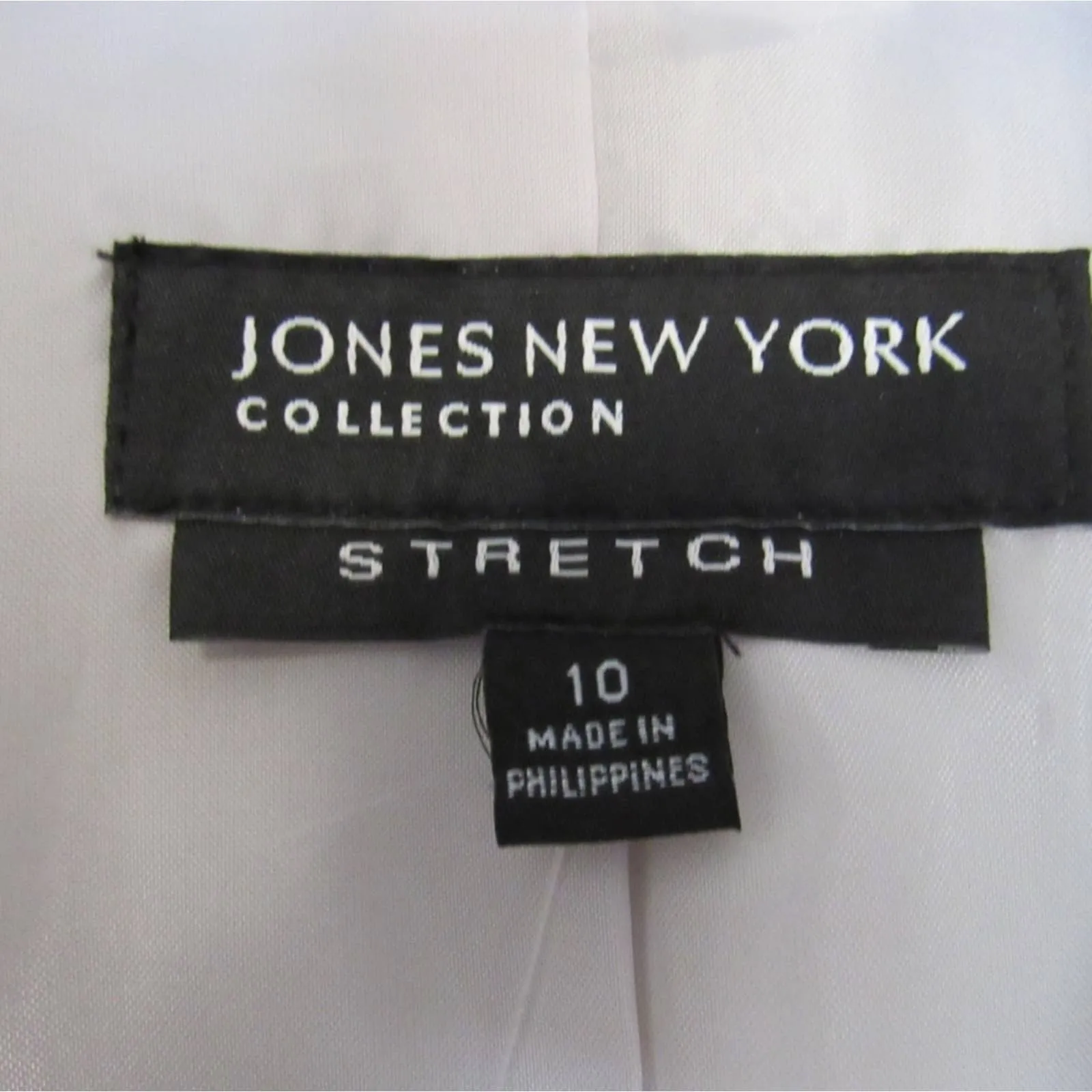 Jones NY Olivia Seasonless Stretch Jacket Blazer Oyster