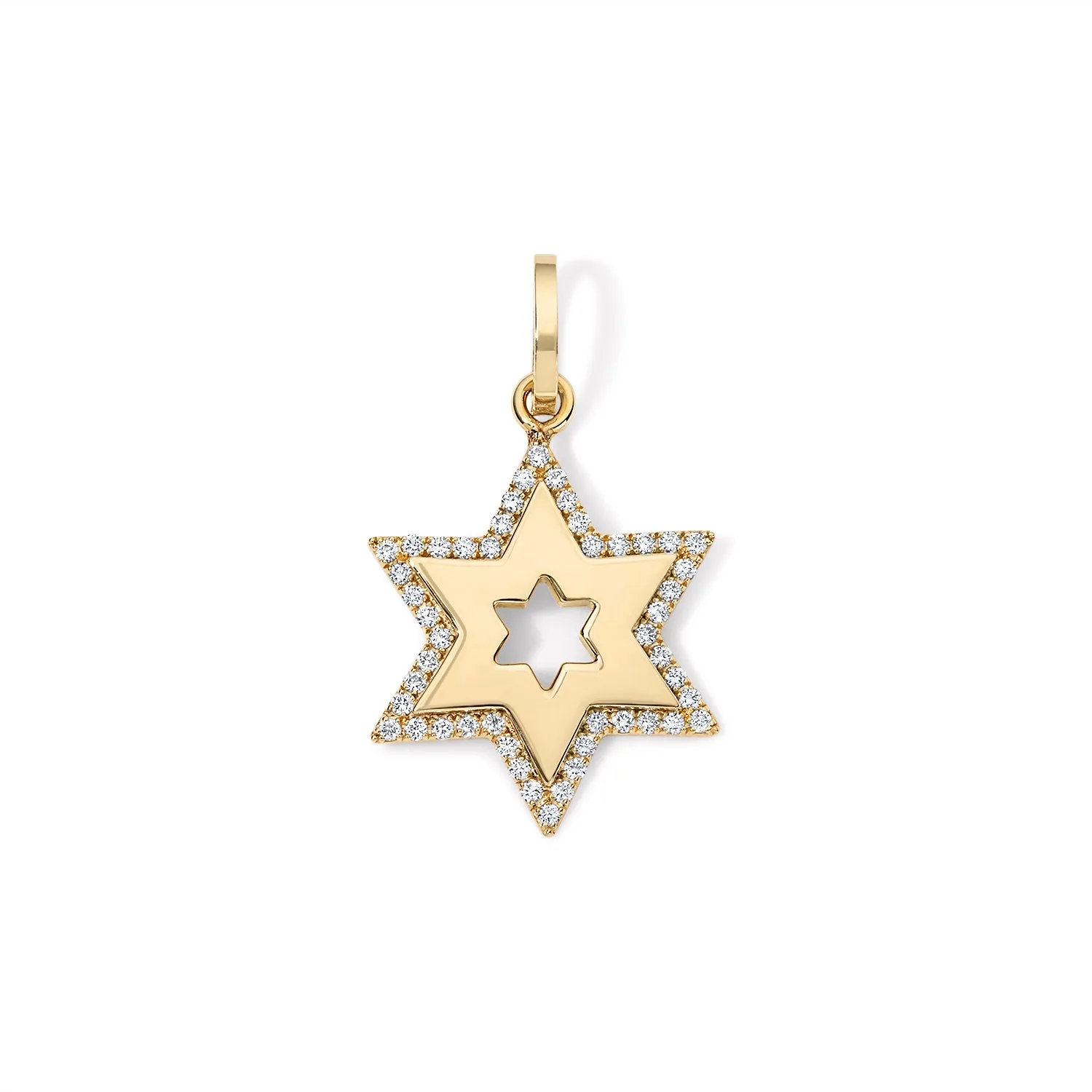 Jumbo Bubble Jewish Star Charm