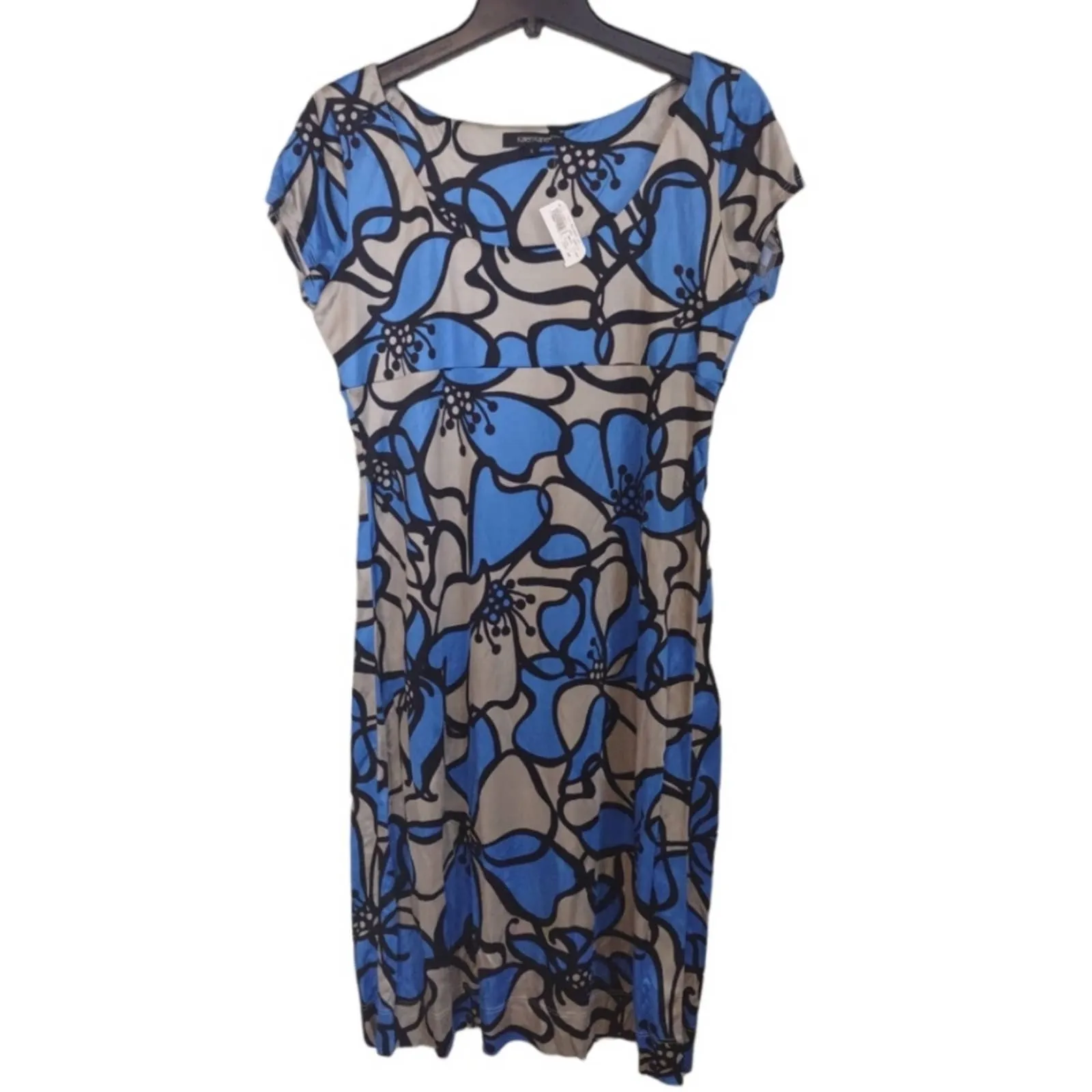 Karen Kane The Dandelion Silky Sheath Dress Large