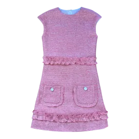 Mimi Ruffle Dress- Shem Creek Shrimp
