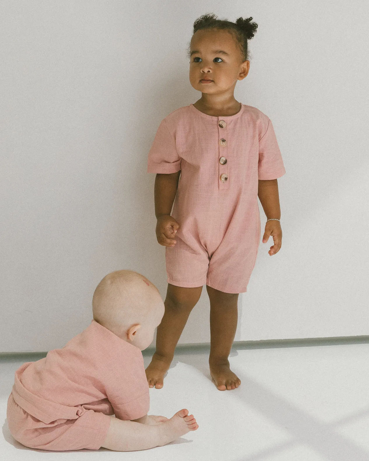 Mini Essentials Romper | Dusty