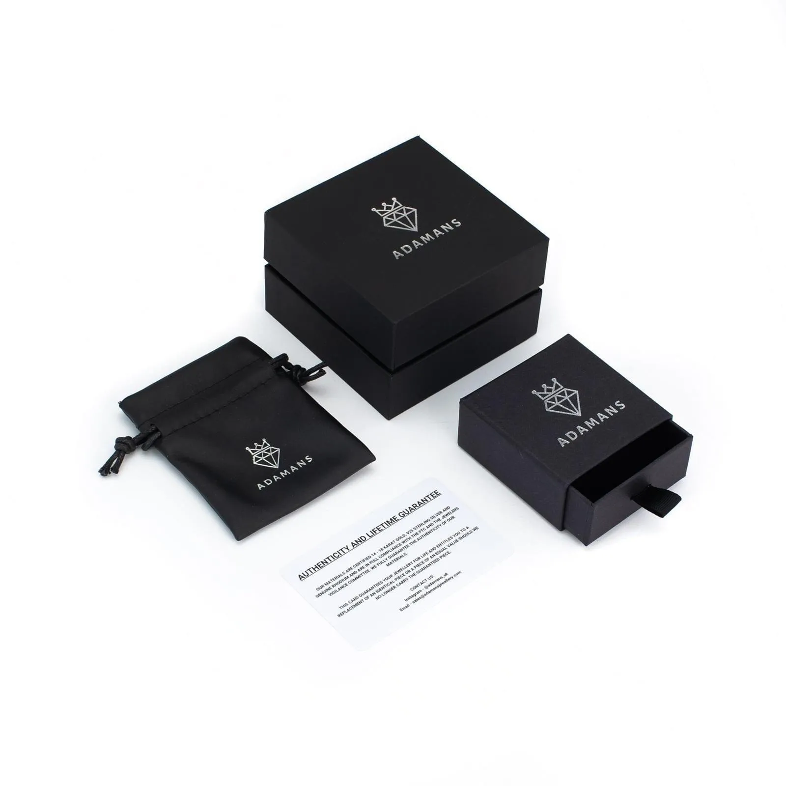 Moissanite Square Paved Ring - 925 Silver - D Colour - VVS1