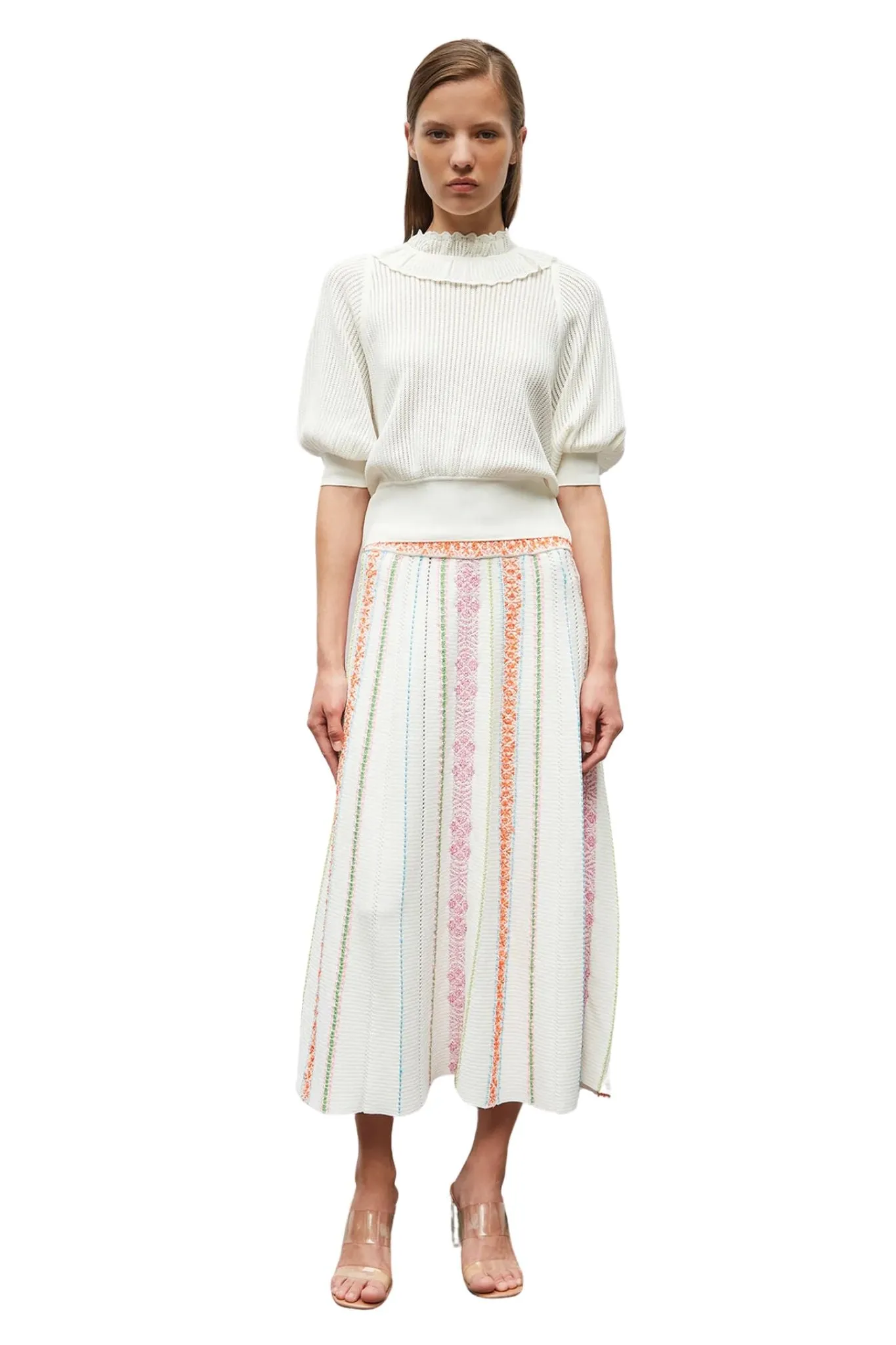 Molli Arena Jacquard Knit Skirt