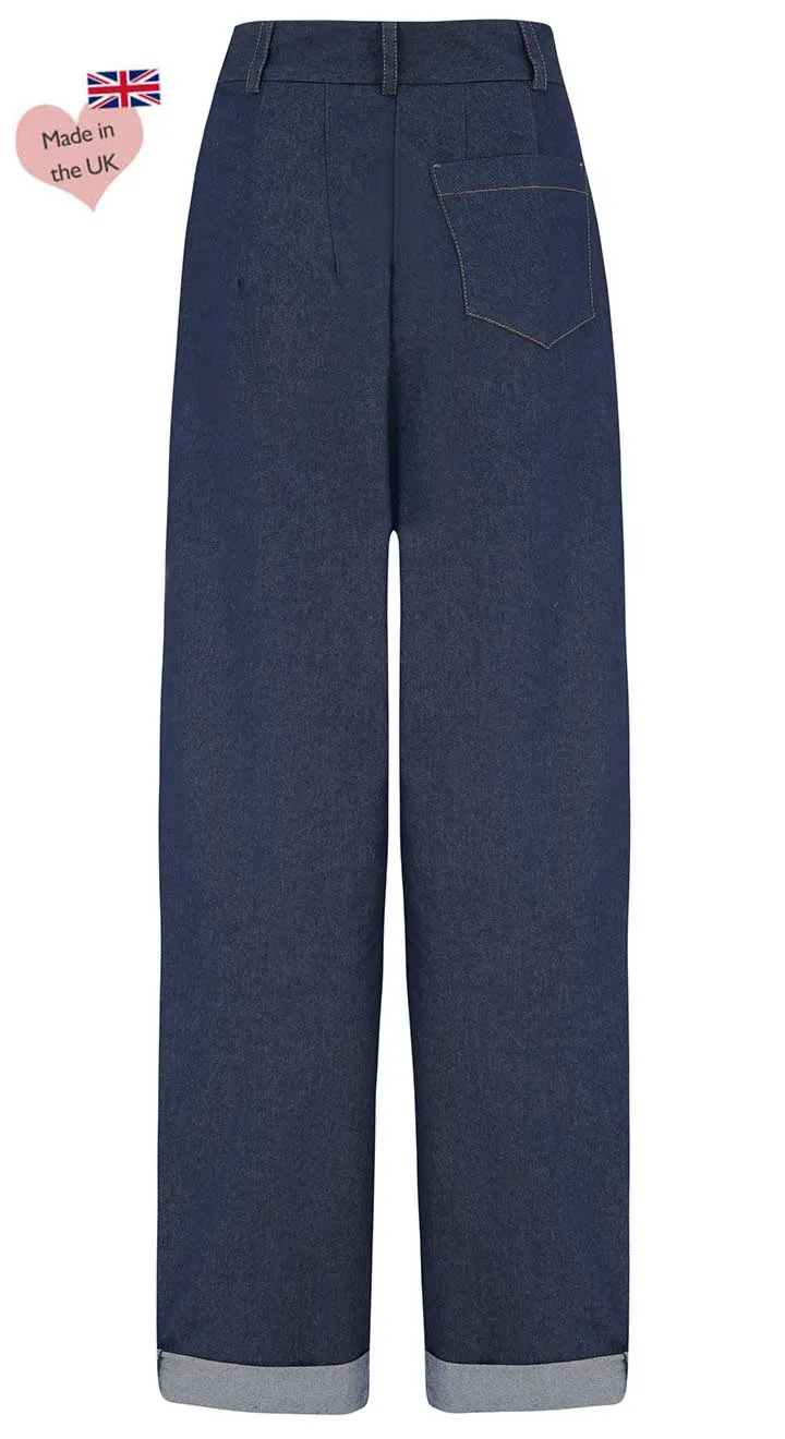 Monroe Trousers in Denim