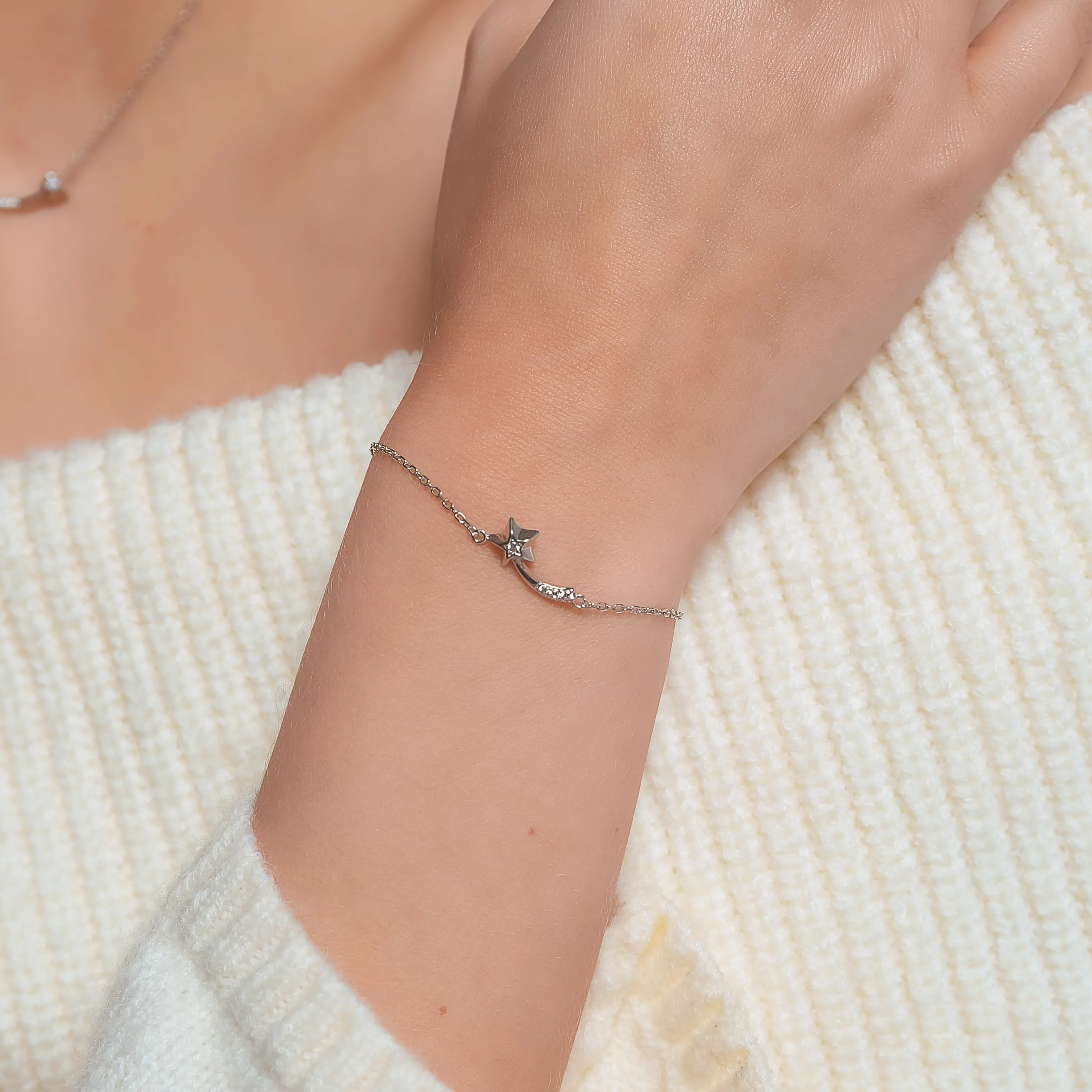 Nina Shooting Star Bracelet | 925 Sterling Silver