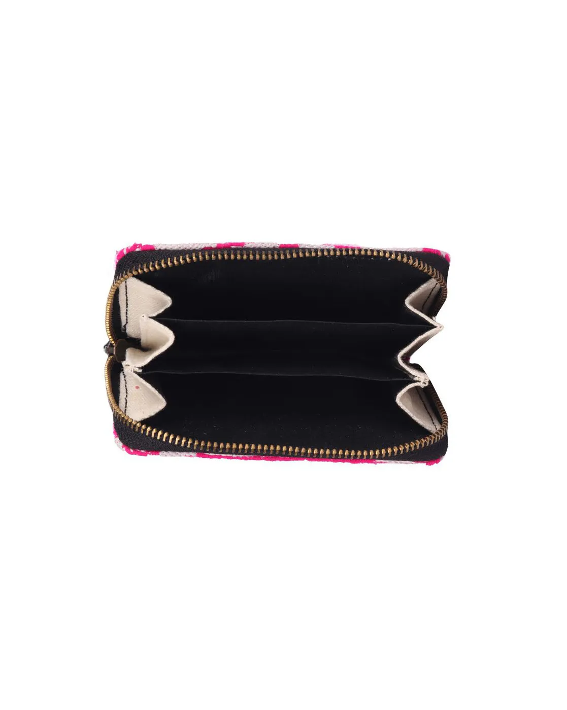 Pink Dhurry Coin Clutch